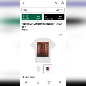 Supreme Martin Wong Big Heat Tee Size Small Brand New